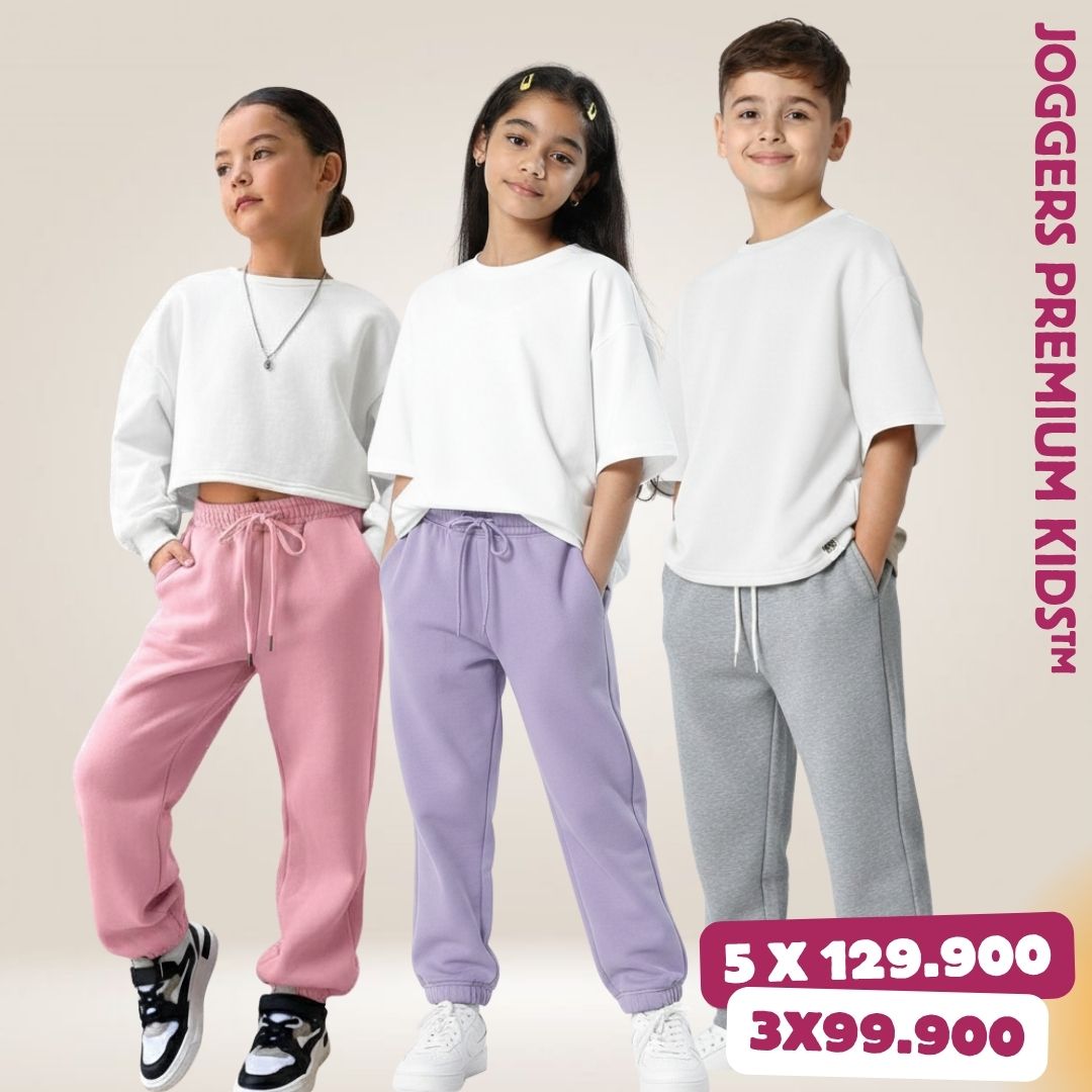 Joggers Premium Kids™ Pensados para el día a día