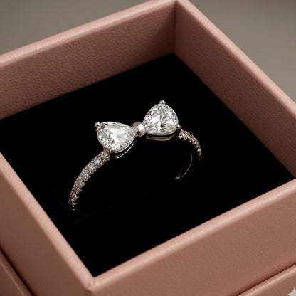 Anillo lazo moñito de amor